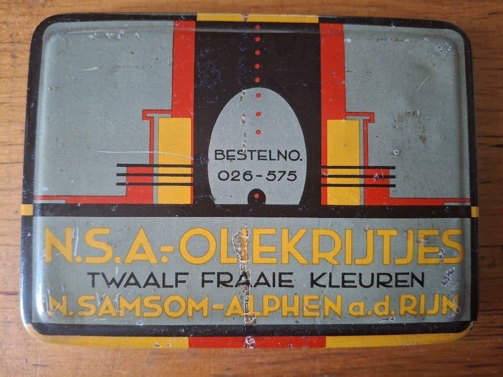 N.S.A. oliekrijtjes Samsom, Ophalen of Verzenden, Gebruikt, Overige