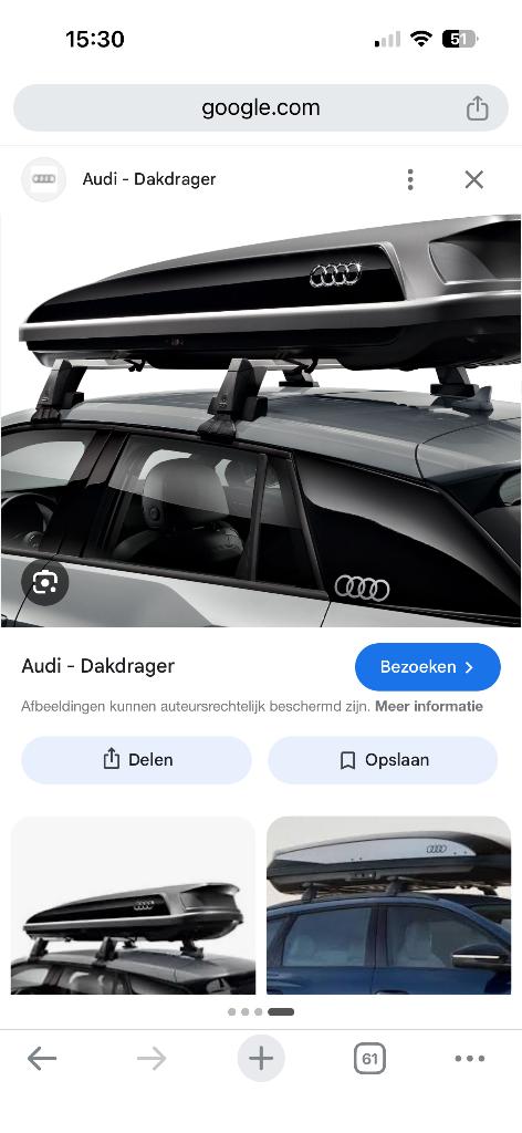 Audi q2 dakkoffer + dakdragers, Ophalen, Zo goed als nieuw