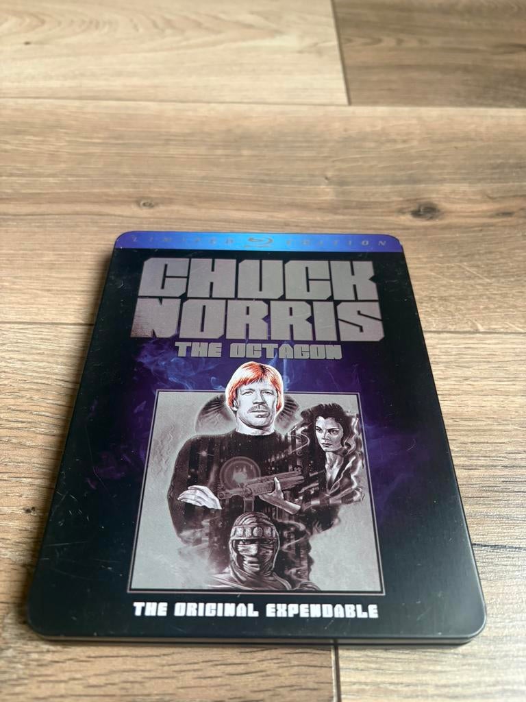 The Octagon blu ray steelbook Chuc Norris NL uitgave, Cd's en Dvd's, Blu-ray, Ophalen of Verzenden, Zo goed als nieuw, Actie