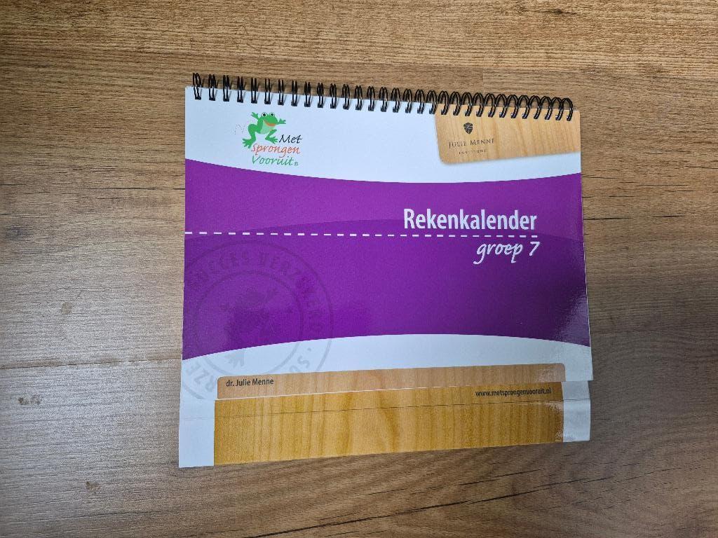 Met Sprongen Vooruit rekenkalender groep 7, Verzenden, Beta, Zo goed als nieuw, HBO