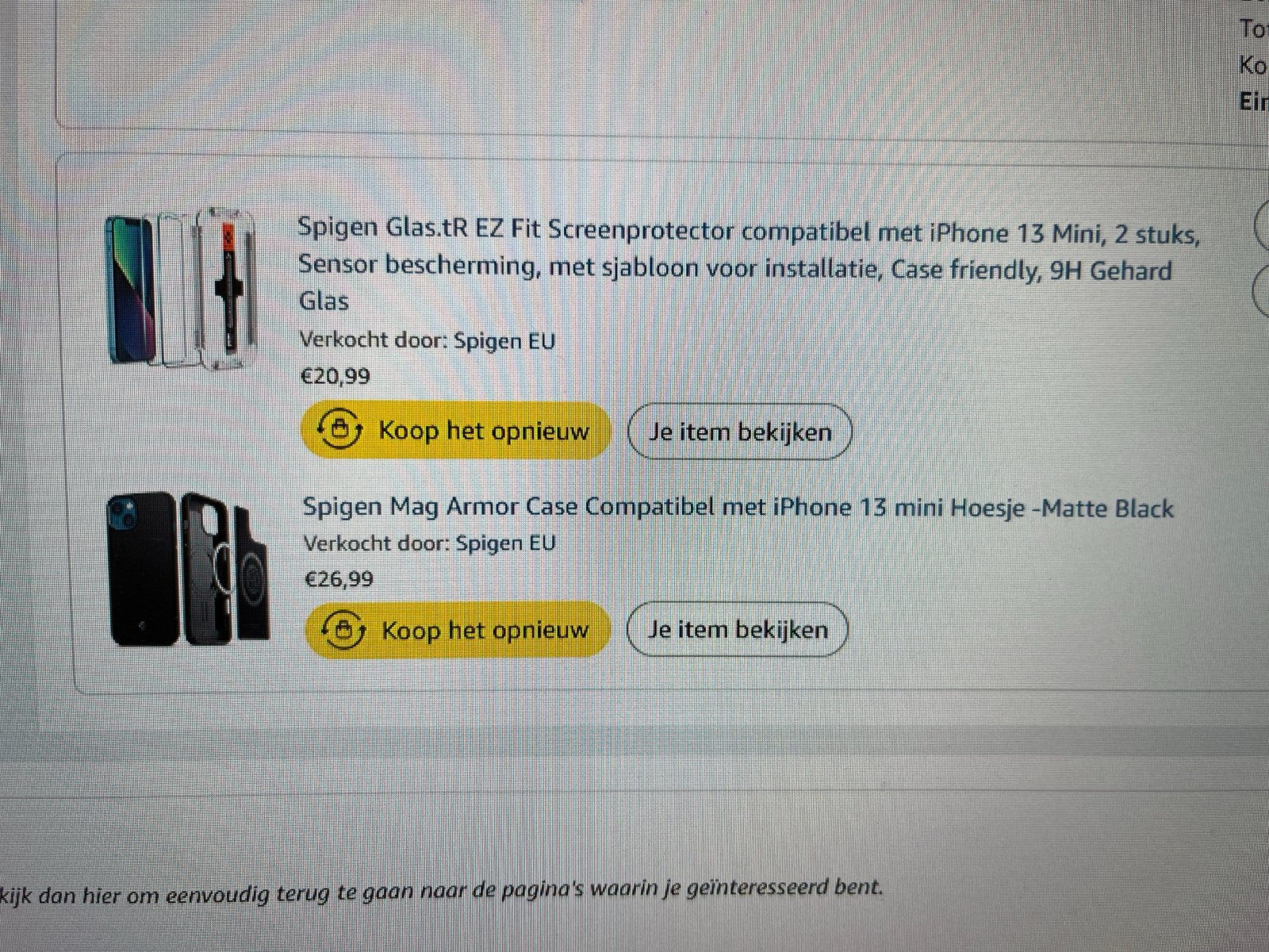 Spigen Mag Armor Case iPhone 13 mini - Mat Zwart Hoesje