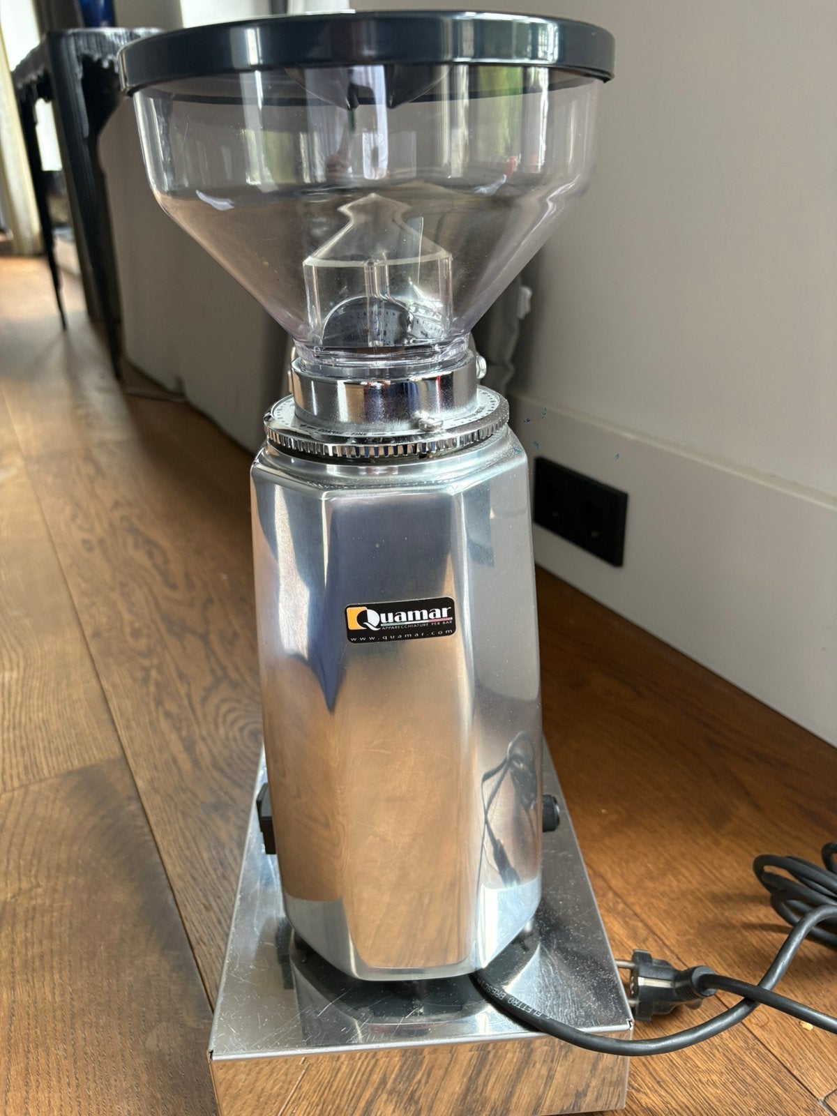 Quamar Professionele Espressomolen – Made in Italy, Witgoed en Apparatuur, Koffiemachine-accessoires, Ophalen, Zo goed als nieuw