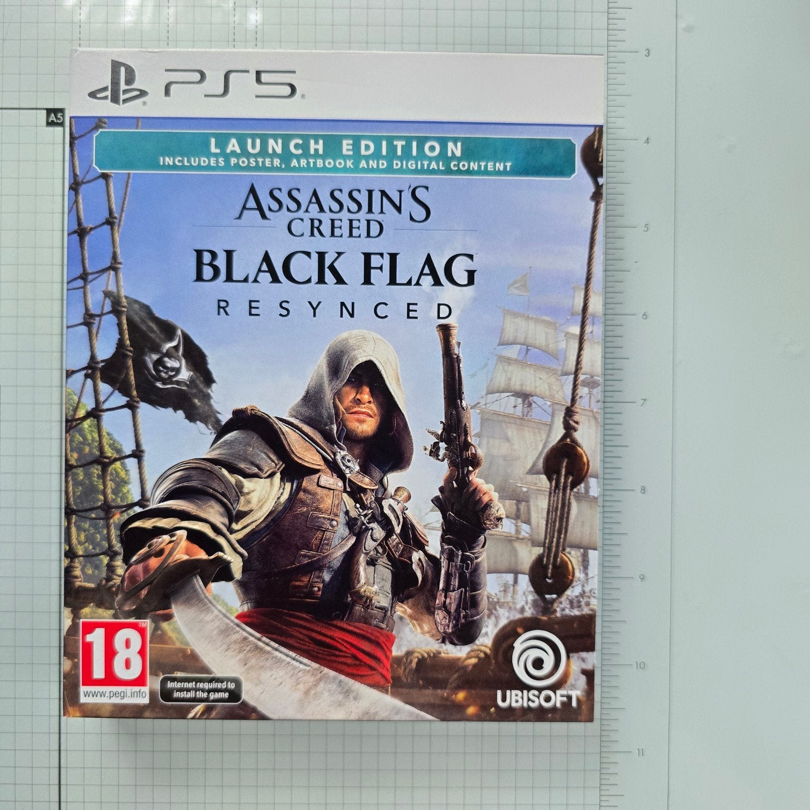 Assassin's Creed Black Flag Resynced PS5 Launch Edition, Avontuur en Actie, Online, Vanaf 18 jaar, 1 speler