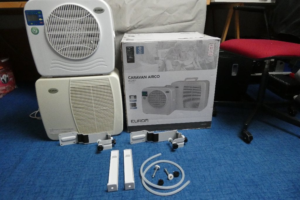 Eurom AC2401 split Airco voor de caravan, Ophalen, Gebruikt