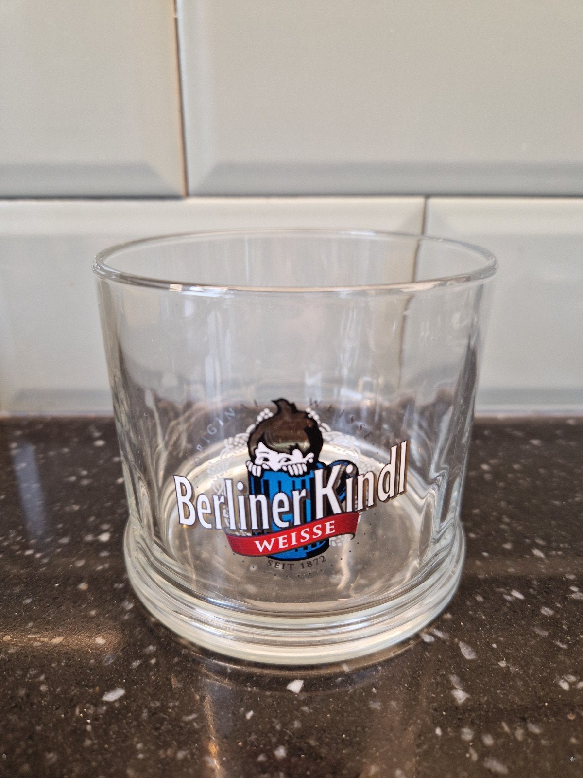 Berliner Kindl bierglas, Ophalen, Zo goed als nieuw, Glas of Glazen, Overige merken