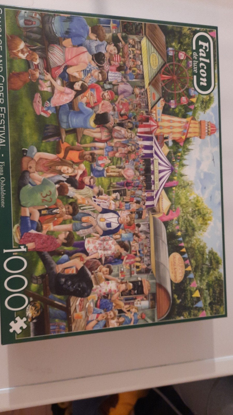 Falcon de luxe Legpuzzel - Sausage and Cider 1000 st, Ophalen of Verzenden