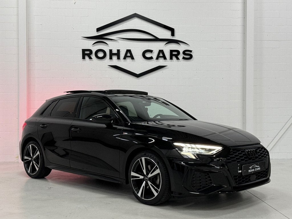 Audi A3 Sportback 35 TFSI S-Line Full*Option*, Auto's, Audi, Gebruikt, Zwart, Automatische klimaatregeling, Zwart