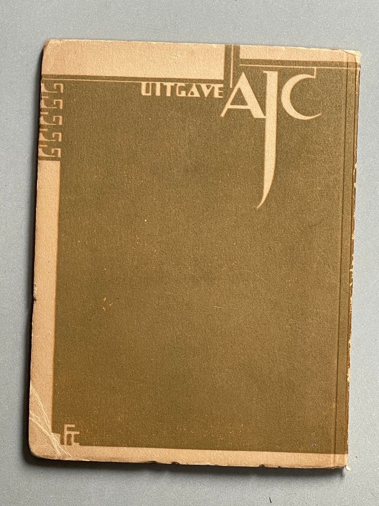 Stormtij door Koos Vorrink vormgeving Fré Cohen 1923, Boeken, Ophalen of Verzenden, Zo goed als nieuw, Grafische vormgeving