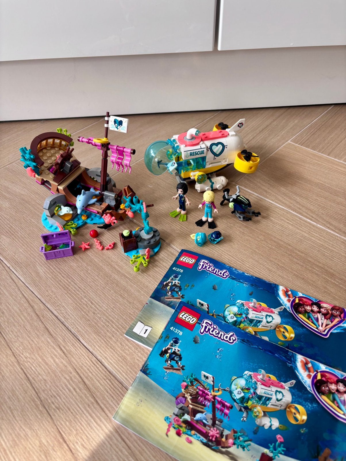 Lego Friends duikboot schatduiken 41378, Lego, Friends, Ophalen of Verzenden, Zo goed als nieuw
