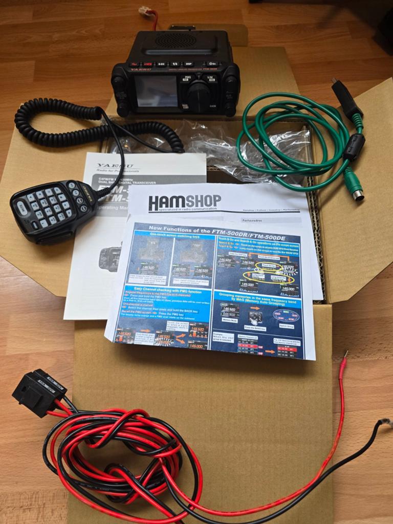 Yaesu FTM-500DE 144/430MHz C4FM Digitale/FM Transceiver, Telecommunicatie, Ophalen, Zo goed als nieuw, Zender en Ontvanger