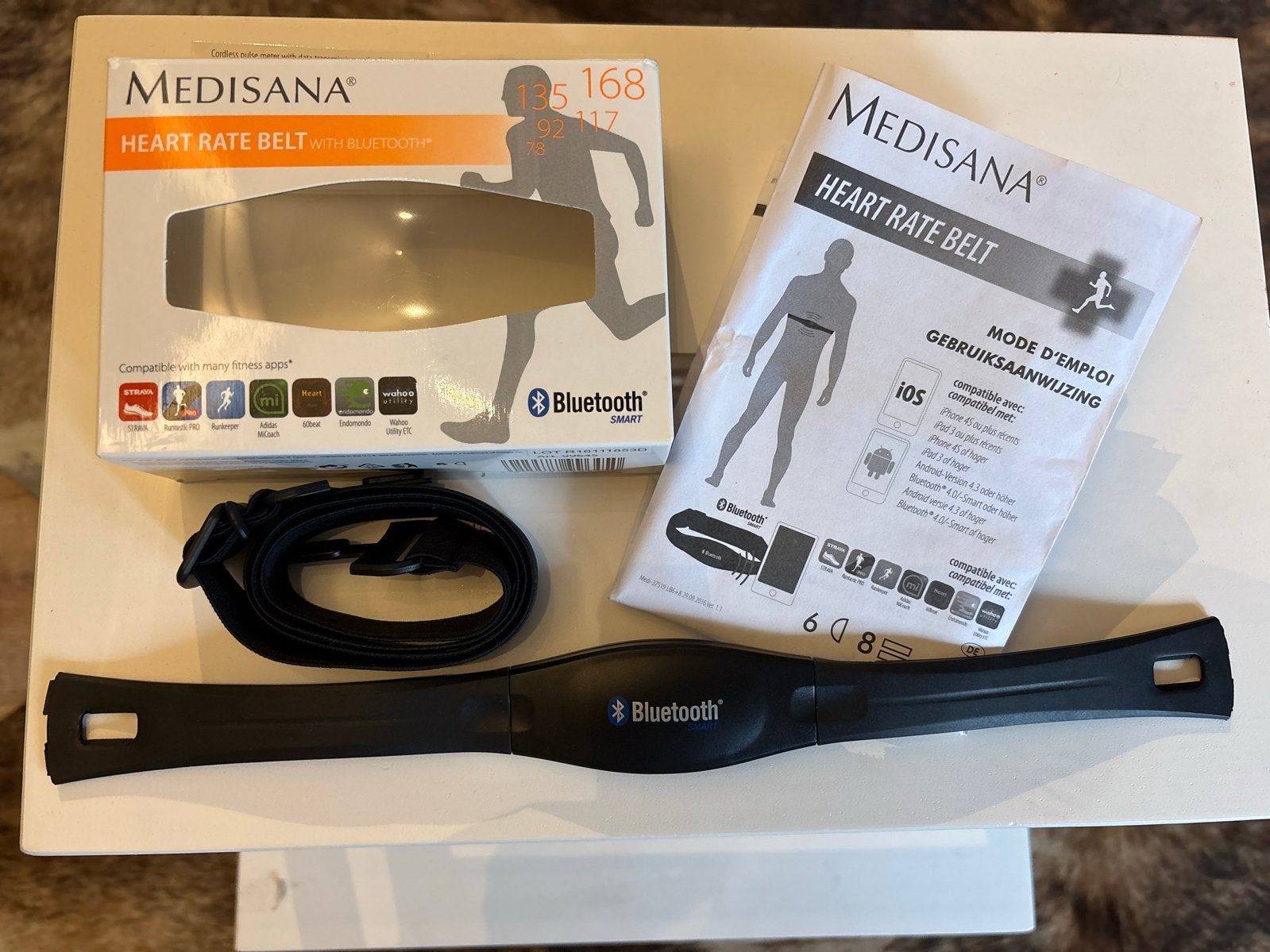 Medisana Bluetooth Hartslagmeter Borstband, Sport en Fitness, Hartslagmeters, Ophalen of Verzenden, Nieuw, Overige merken, Met borstriem