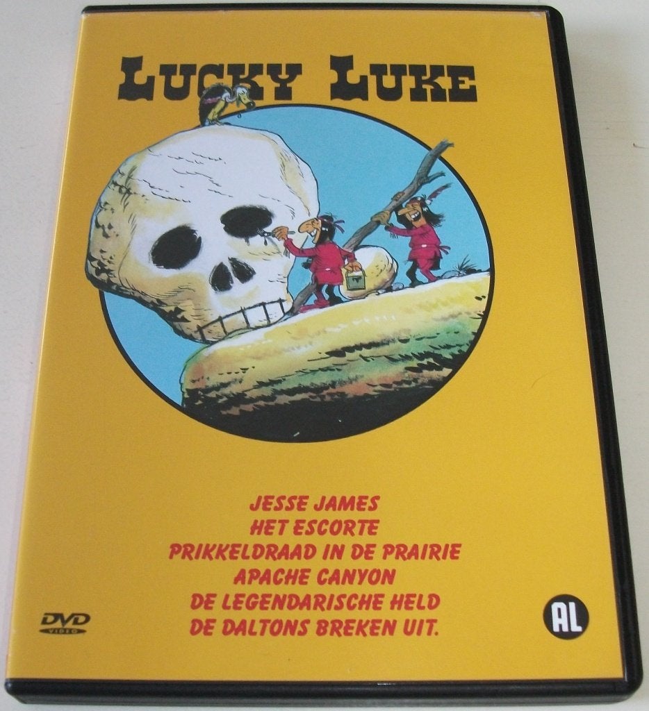 Dvd *** LUCKY LUKE *** Deel 4: Jesse James, Cd's en Dvd's, Dvd's | Tekenfilms en Animatie, Zo goed als nieuw, Europees, Tekenfilm