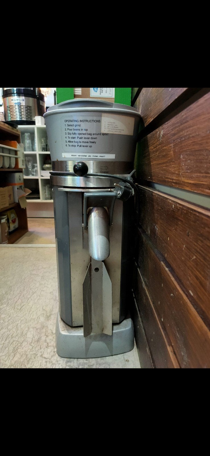 K501 shop grinder mahlkonig, Witgoed en Apparatuur, Koffiezetapparaten, Ophalen of Verzenden, Zo goed als nieuw, Koffiemachine