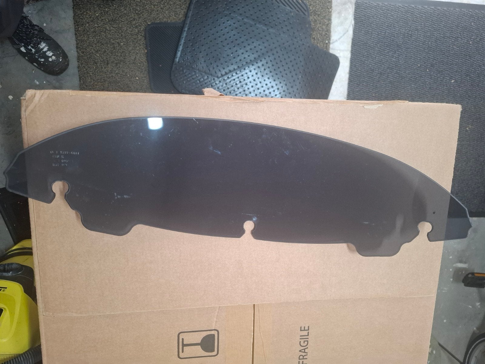 Verlaagde ruit Street Glide origineel Harley, Motoren, Ophalen of Verzenden, Gebruikt
