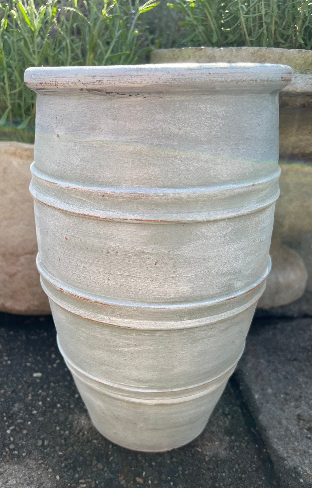 Terracotta bloempot / plantenpot, Ophalen, Rond, Steen, Minder dan 30 cm