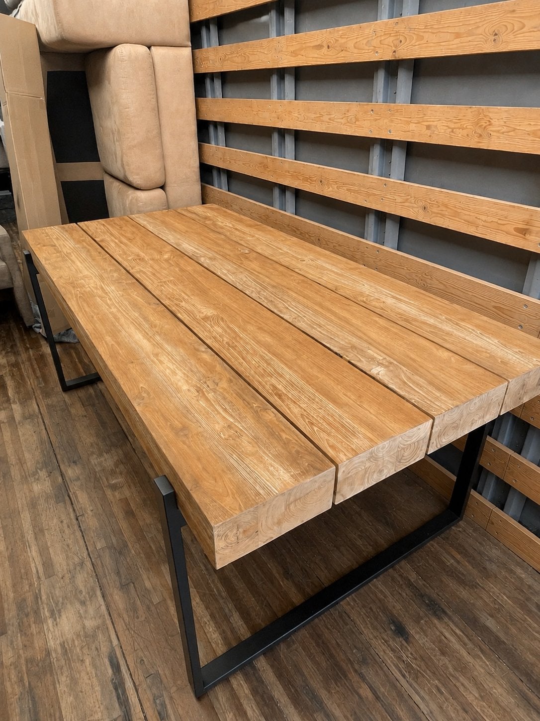 NIEUW | OPRUIMING - Super mooie eettafel, Huis en Inrichting, Tafels | Eettafels, Ophalen, 200 cm of meer, 50 tot 100 cm, Zo goed als nieuw