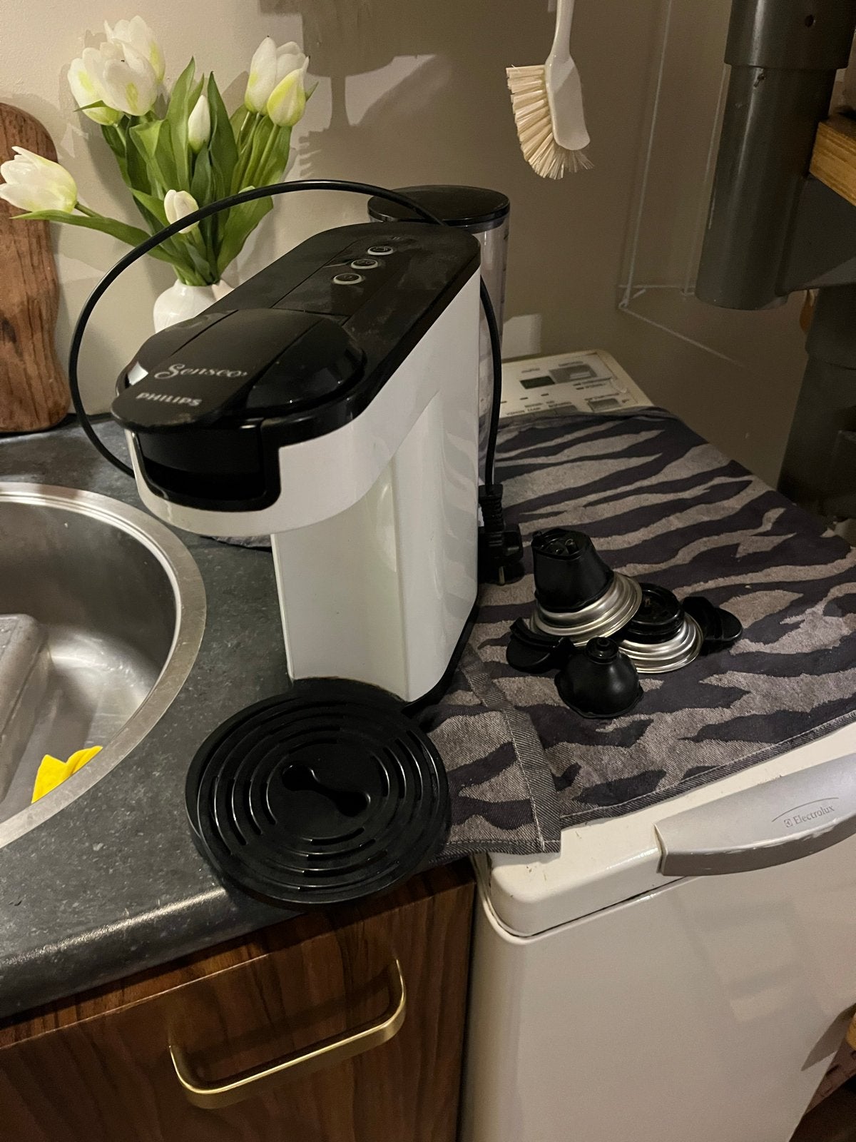 Senseo Switch Koffiezetapparaat Wit/Zwart, Witgoed en Apparatuur, Koffiezetapparaten, Gebruikt, Gemalen koffie, Ophalen of Verzenden