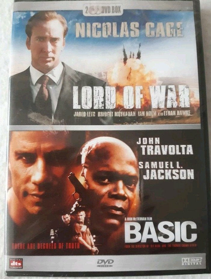 Nieuw ingesealed 2 DVD Box, Basic en Lord of War, Ophalen of Verzenden, Nieuw in verpakking, Actiethriller