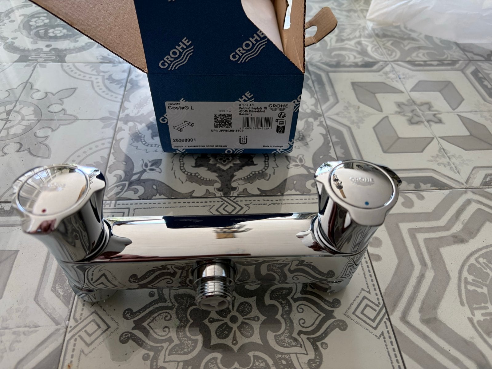 Grohe Costa L Douchekraan Chroom - Nieuw in doos 150-3/4”, Doe-het-zelf en Verbouw, Ophalen of Verzenden, Nieuw, Chroom, Douche