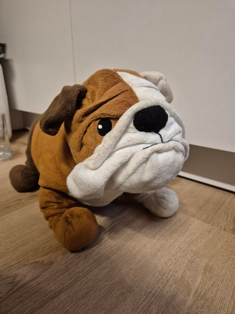 IKEA bulldog hond knuffel grote versie, Kinderen en Baby's, Speelgoed | Knuffels en Pluche, Ophalen of Verzenden