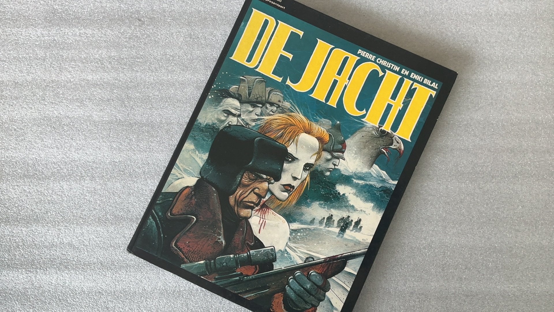 De jacht, hardcover strip van Pierre Christin en Enki Bilal, Boeken, Stripboeken, Eén stripboek, Ophalen of Verzenden, Zo goed als nieuw