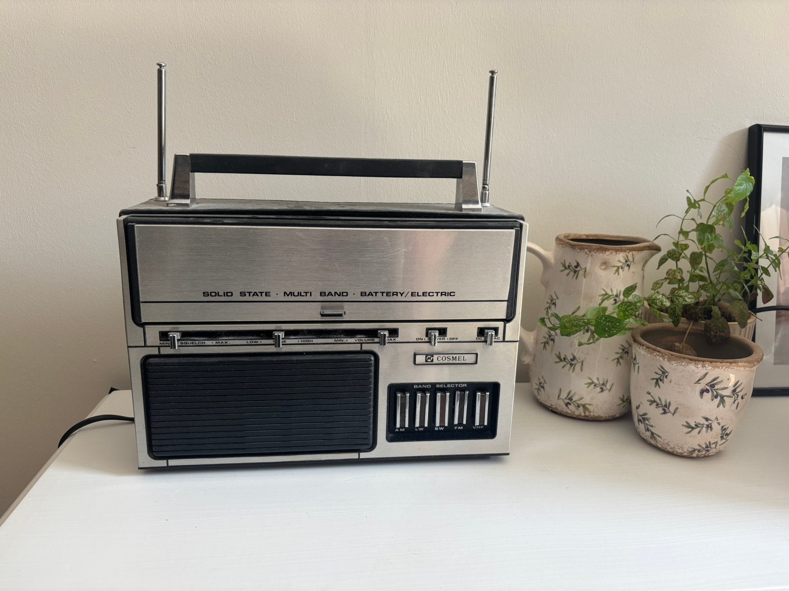 Vintage Cosmel Multiband Wereldontvanger Radio, Audio, Tv en Foto, Ophalen of Verzenden
