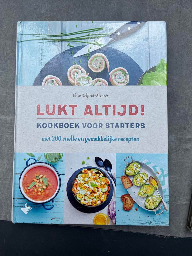 Lukt Altijd! Kookboek voor Starters - 200 Recepten, Boeken, Vegetarisch, Voorgerechten en Soepen, Ophalen of Verzenden, Zo goed als nieuw