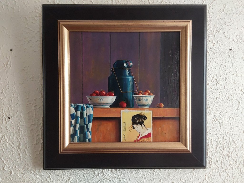 Schilderij H.P Steegman 35x35cm, Ophalen of Verzenden