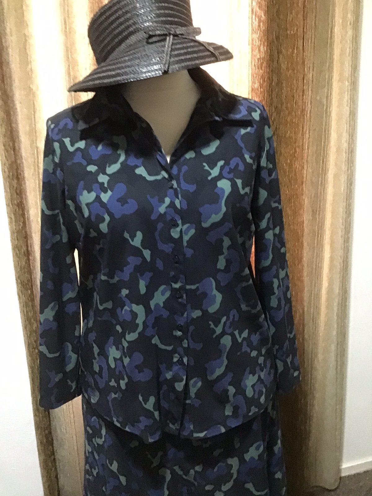 Anneloes setje ..blouse en rok mt XXL, Kleding | Dames, Jurken, Blauw, Maat 46/48 (XL) of groter, Ophalen of Verzenden, Zo goed als nieuw