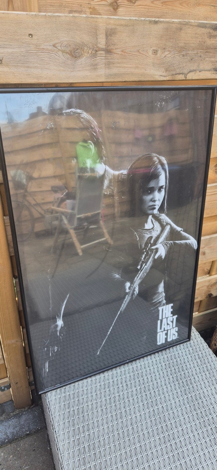 The last of us Joel and Ellie poster met posterlijst, Ophalen of Verzenden, Kunststof, Minder dan 50 cm