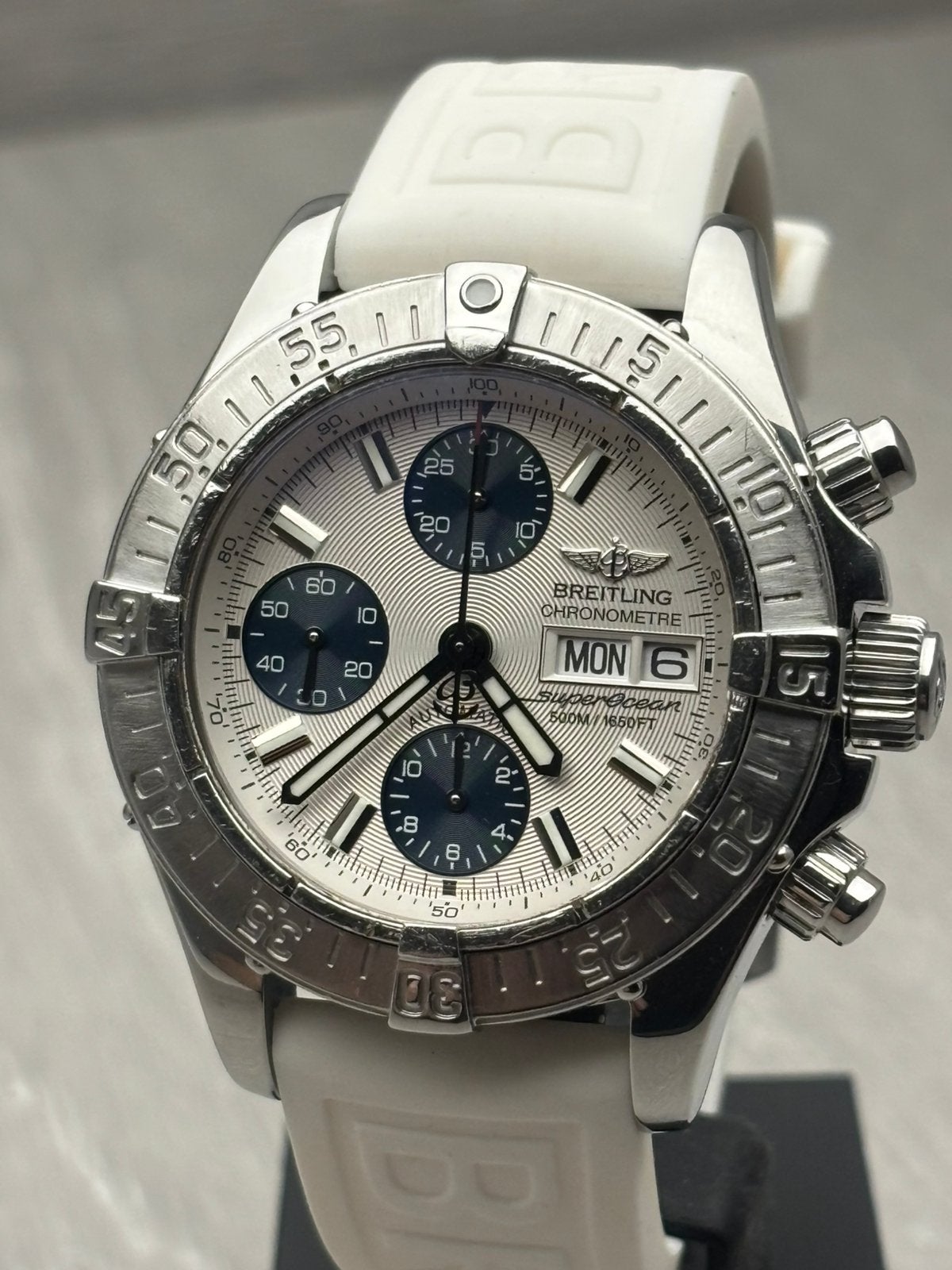 Breitling Superocean Chronograph II, Ophalen of Verzenden, Gebruikt, Overige materialen, Breitling