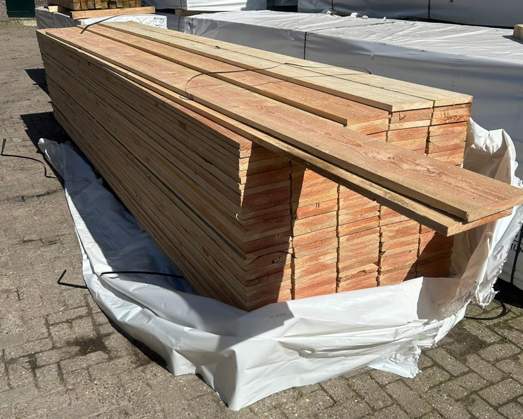 Boeidelen vlonderplanken, Ophalen, Zo goed als nieuw, 250 cm of meer, Planken
