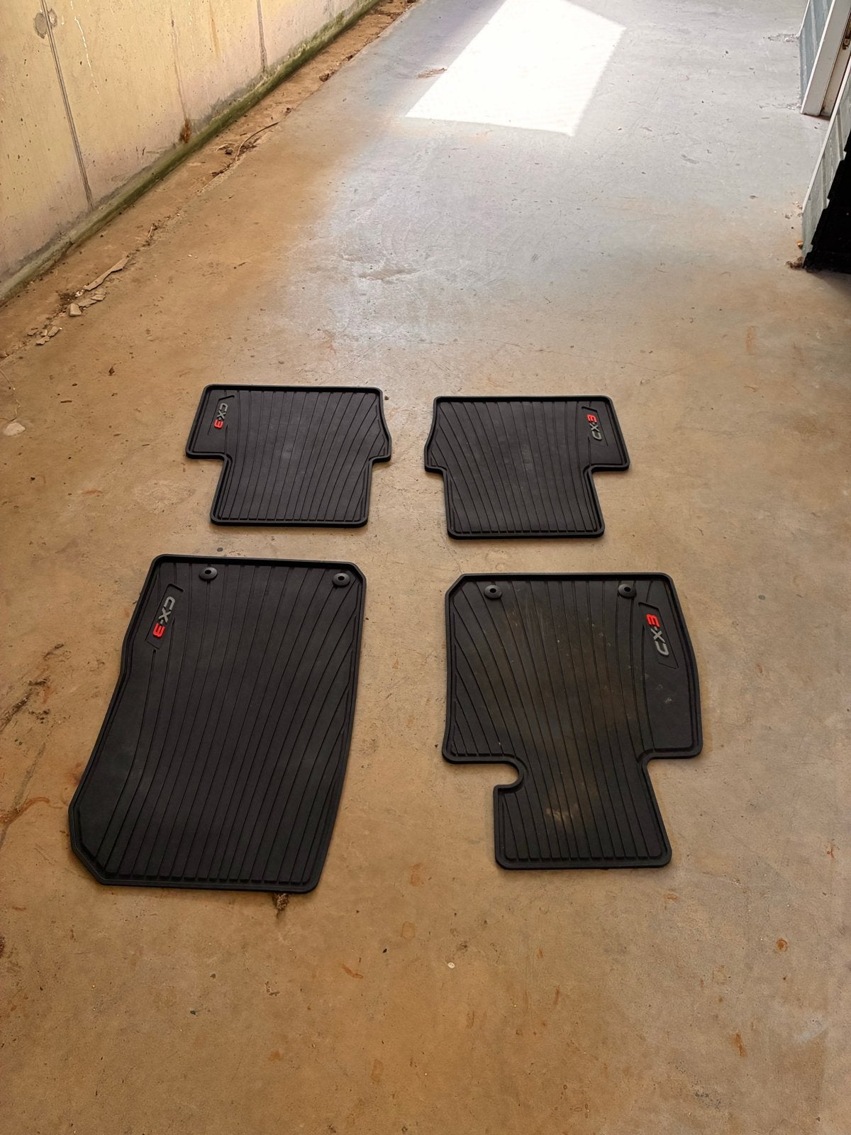 Mazda CX-3 rubberen automatten set, Auto diversen, Automatten, Ophalen, Gebruikt