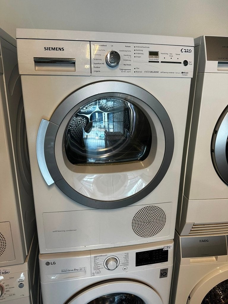 Gebruikte Siemens warmtepompdroger 7kg Selfcleaningcondenser, Witgoed en Apparatuur, Wasdrogers, Ophalen, 6 tot 8 kg, Gebruikt