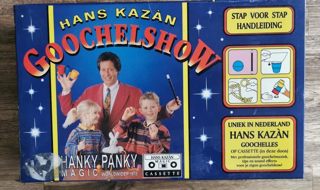 Goochelshow/ Goocheldoos Hans Kazan, Verzamelen, Ophalen of Verzenden