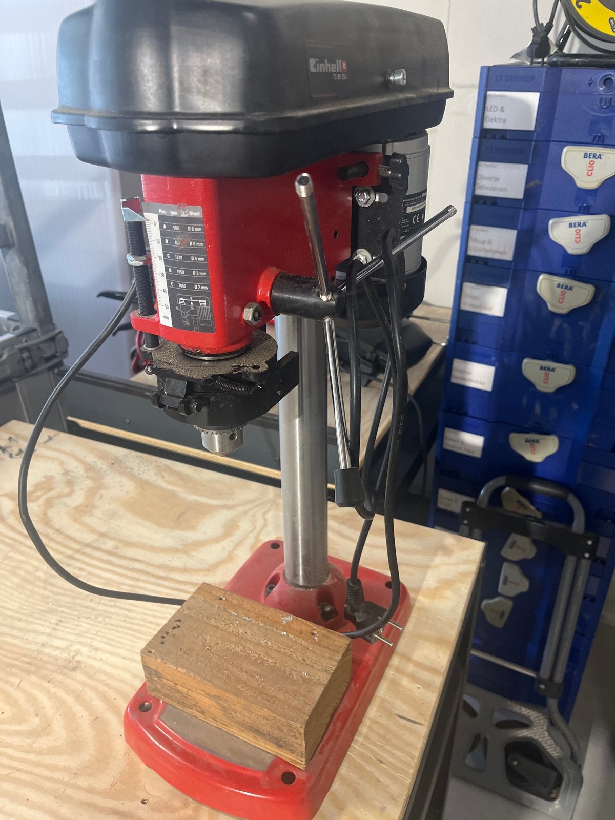 Einhell Kolomboormachine TC-BD 350, Ophalen, Gebruikt, Minder dan 400 watt, Kolomboormachine