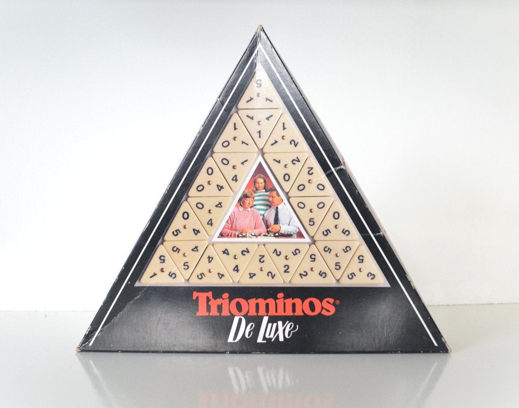 Triominos de luxe, Vijf spelers of meer, Ophalen of Verzenden, Gebruikt, Goliath Games