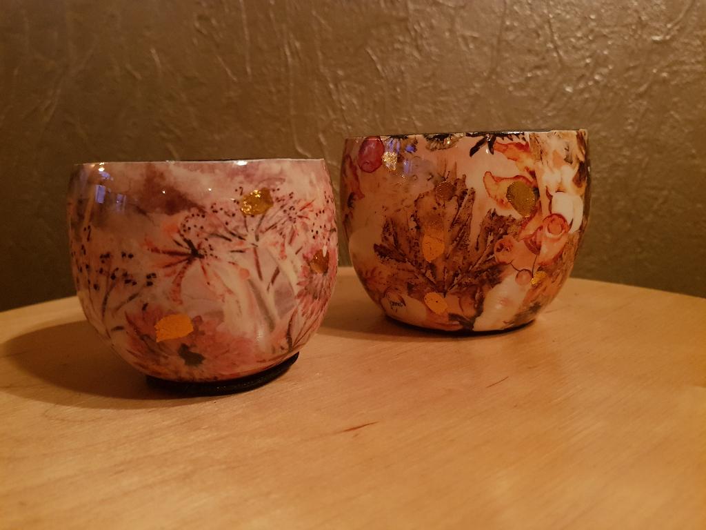 2 zgan Bela Arte bloempot plantenpot bloem plant sier pot, Tuin en Terras, Bloempotten, Rond, Binnen, Ophalen of Verzenden, Zo goed als nieuw