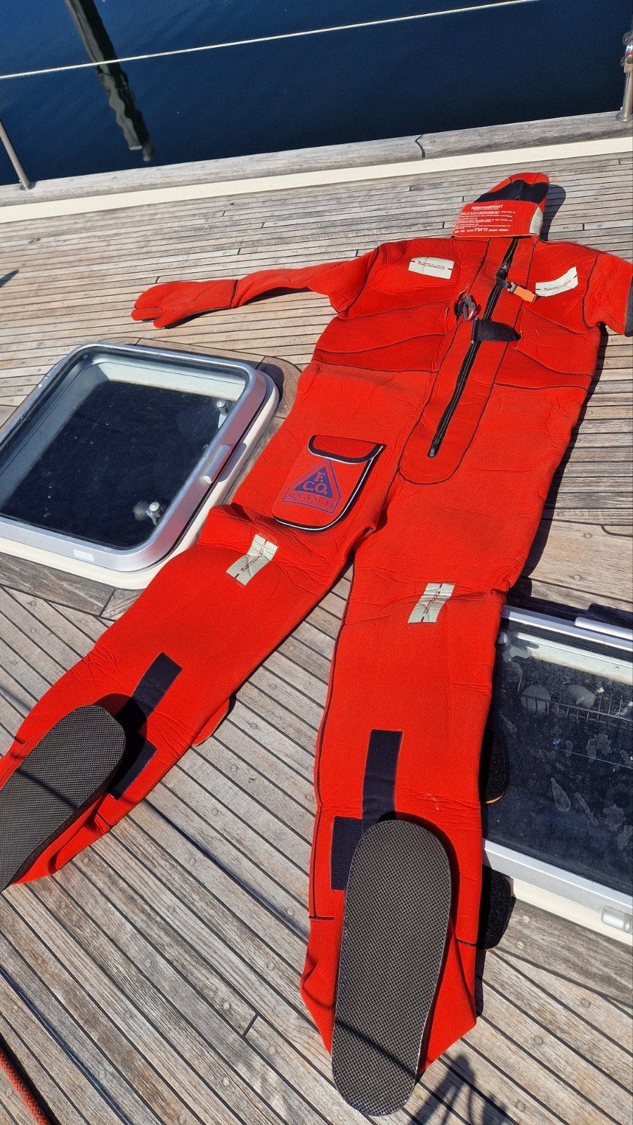 2x Overlevingspak / Survival suit met tas, Ophalen, Gebruikt, Overige typen