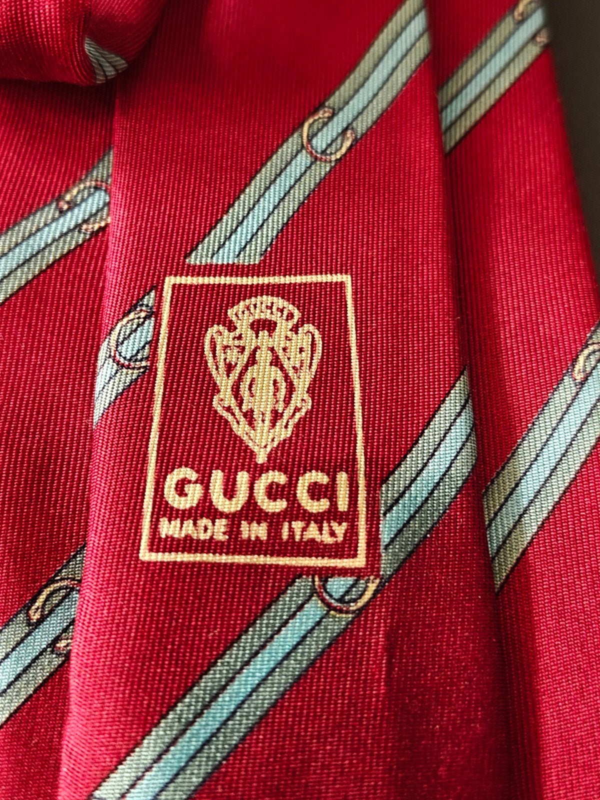 Gucci stropdas zijde, Kleding | Heren, Stropdassen, Ophalen of Verzenden, Zo goed als nieuw, Rood