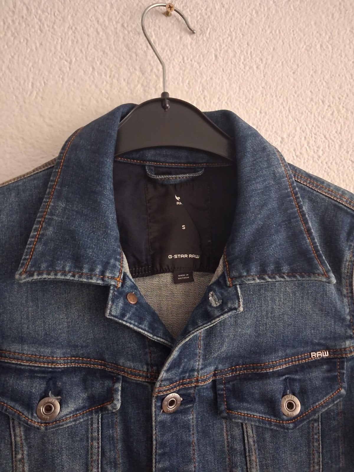 G-Star RAW spijkerjasje maat S, Blauw, Ophalen of Verzenden, Zo goed als nieuw, Maat 36 (S)