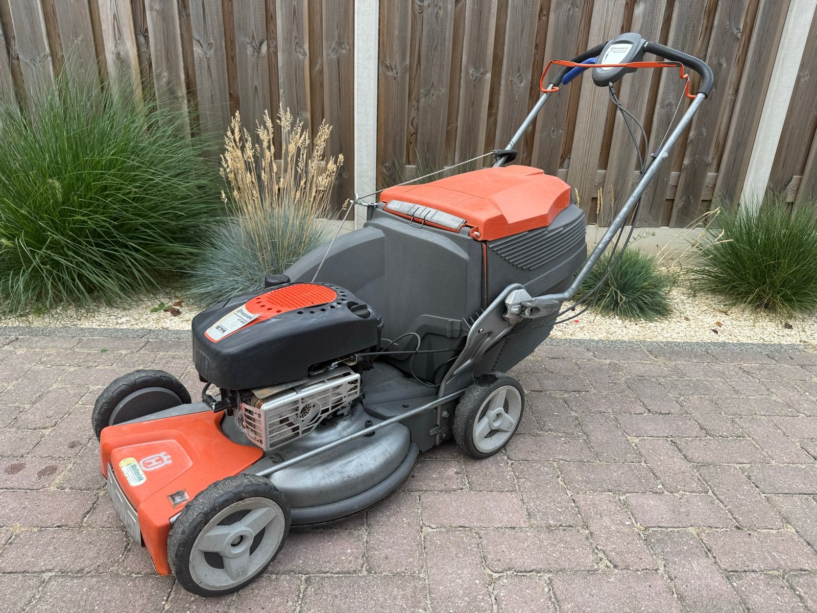 Husqvarna LC 48VE Benzine Grasmaaier met Elektrische Starter, Ophalen, Cirkelmaaier, Gebruikt, Elektrische starter