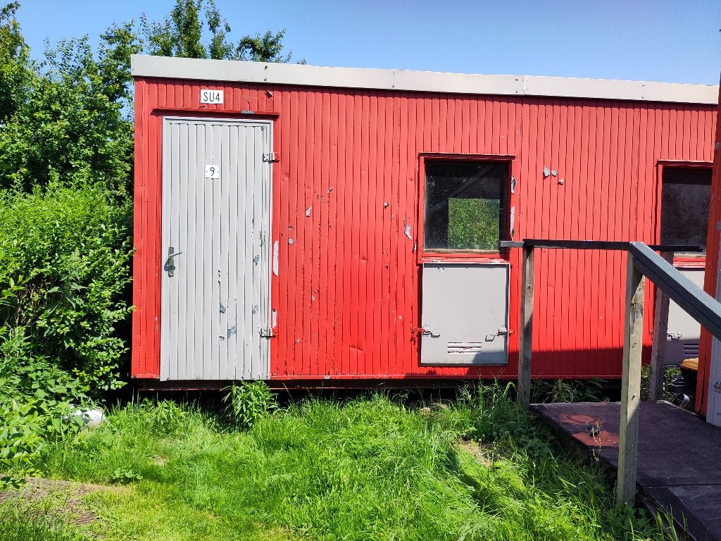 Opslagunit/ bouwunit/ schaftkeet ca. 6 x 2,8 m – opknapper, Ophalen, Gebruikt