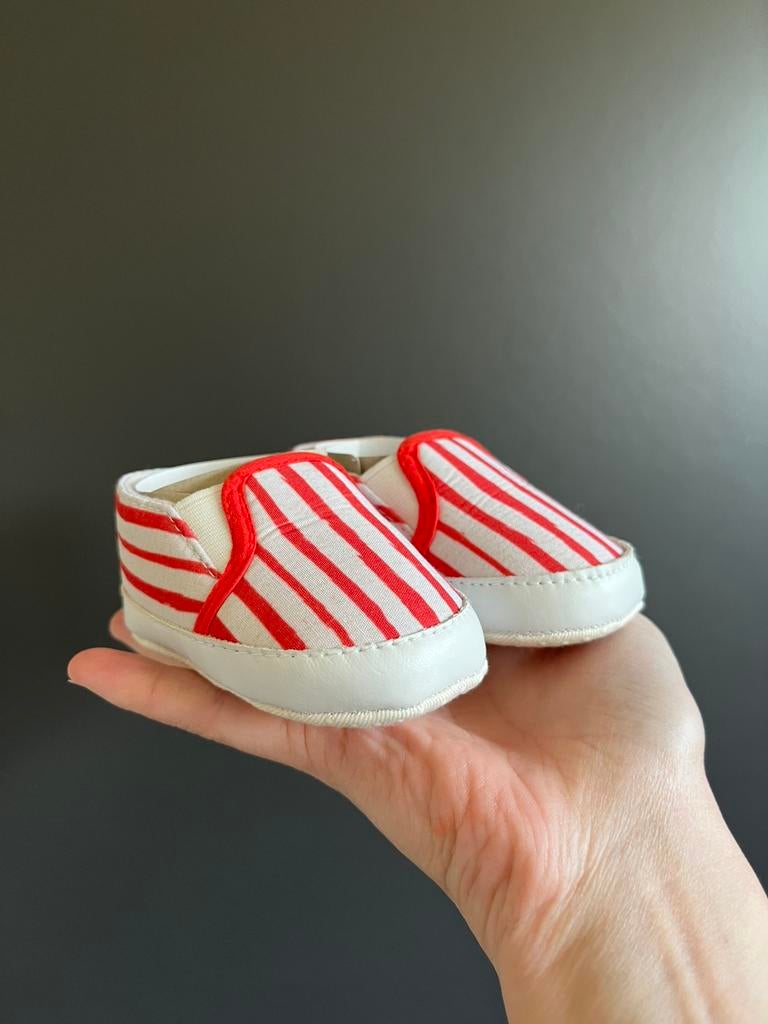 Gestreepte / strepen babyschoentjes, maat 16/17 Shoesme, Kinderen en Baby's, Babykleding | Schoentjes en Sokjes, Schoentjes, Jongetje of Meisje