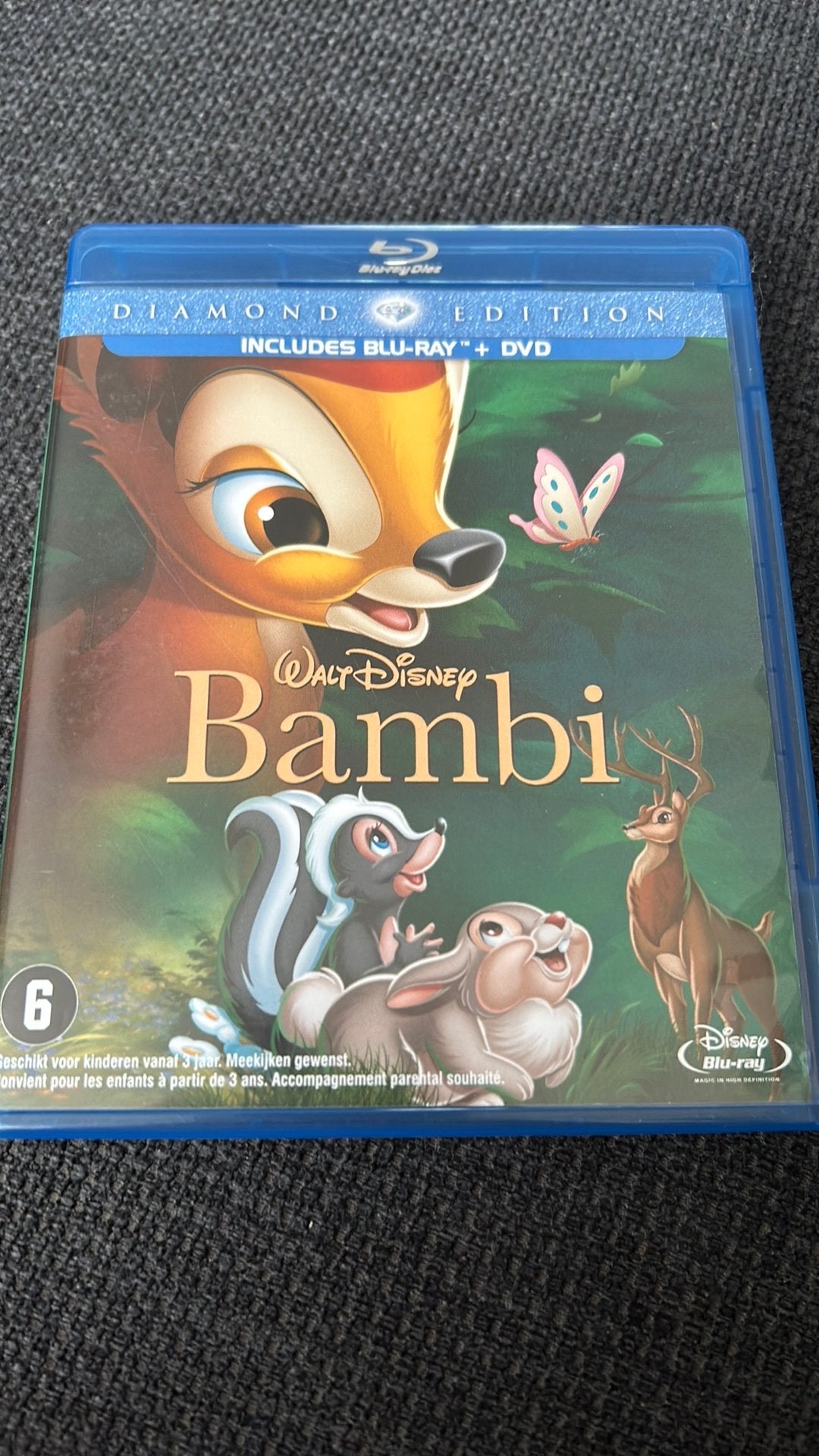Bambi, Ophalen of Verzenden, Gebruikt, Tekenfilms en Animatie