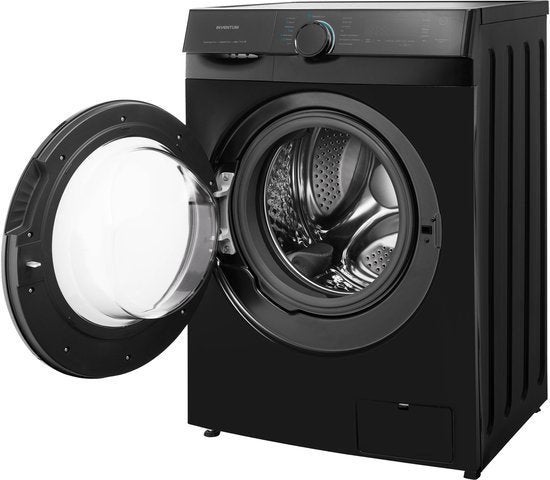 Inventum wasmachine VWM8030B - 8kg - Zwart, 1200 tot 1600 toeren, Inventum Huishoudelijke Apparaten B.V., 8 tot 10 kg, Ophalen of Verzenden