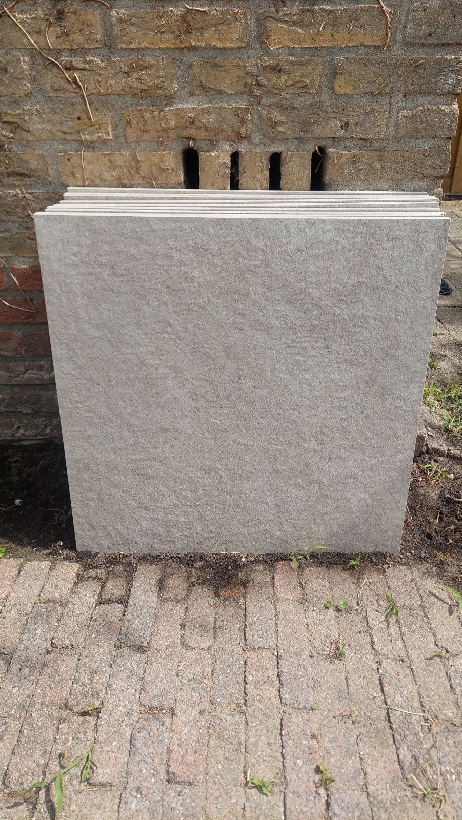 Beige Keramische Tegels 60x60 - Nieuwstaat, Doe-het-zelf en Verbouw, Tegels, Ophalen, 60 cm of meer, Nieuw, Vloertegels