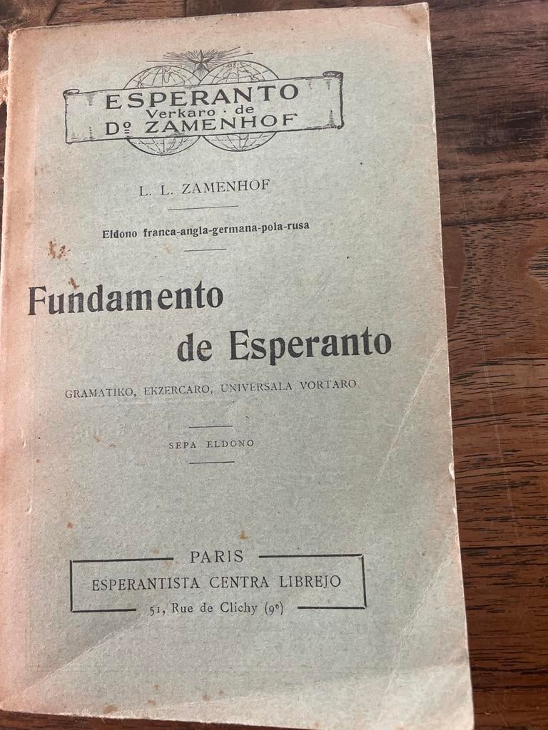 Fundamento de Esperanto - L.L. Zamenhof (1928), Boeken, Ophalen of Verzenden, Alpha, Gelezen, Overige niveaus