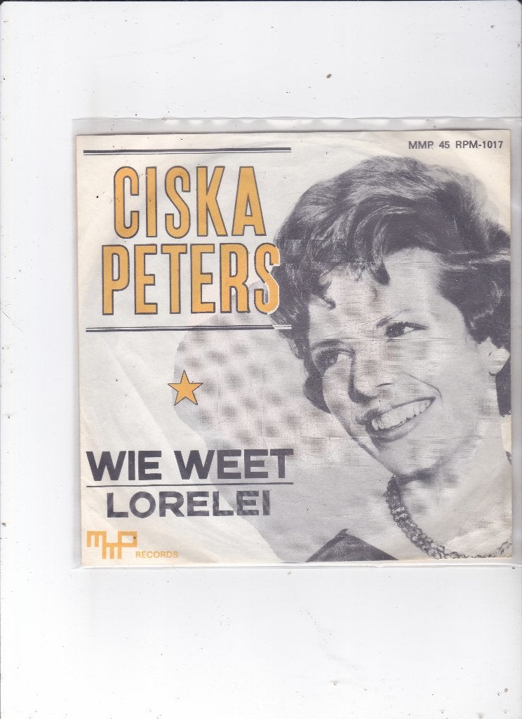 Single Ciska Peters - Wie weet, Cd's en Dvd's, Ophalen of Verzenden, Gebruikt, 7 inch, Nederlandstalig