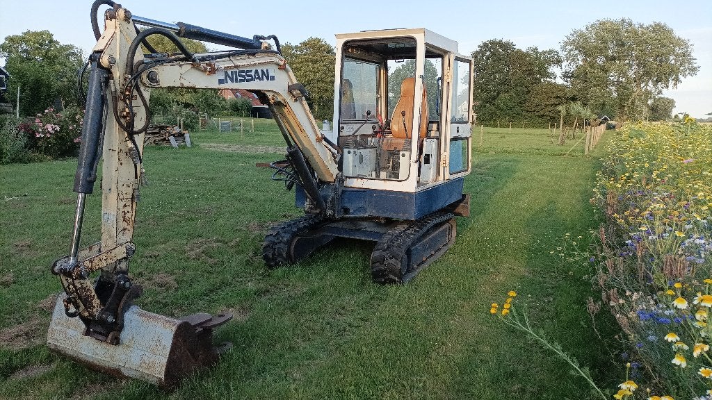 Kraan graafmachine Nissan n350, Ophalen, Graafmachine